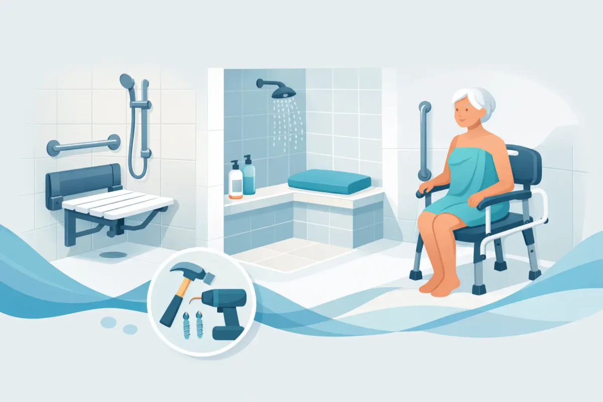 Shower Seat Installation Options for Safer Baths