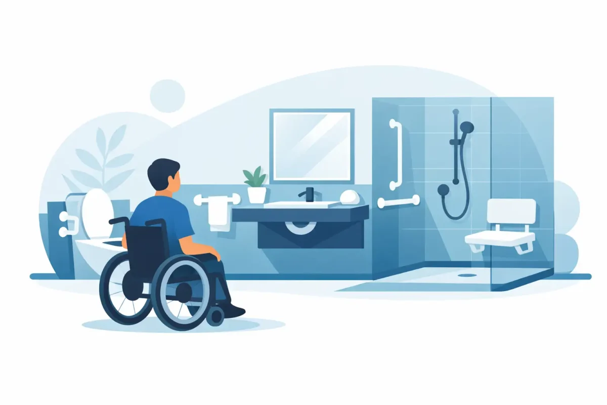 Wheelchair Accessible Bathroom Design That Works