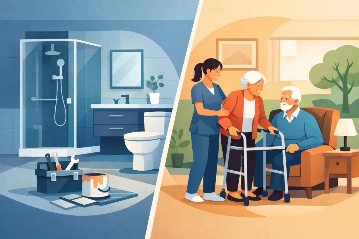 Bathroom Renovation Versus Assisted Living Choices