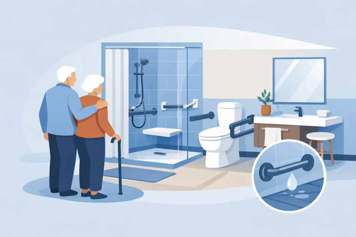 Senior Bathroom Layouts for Safer Daily Living