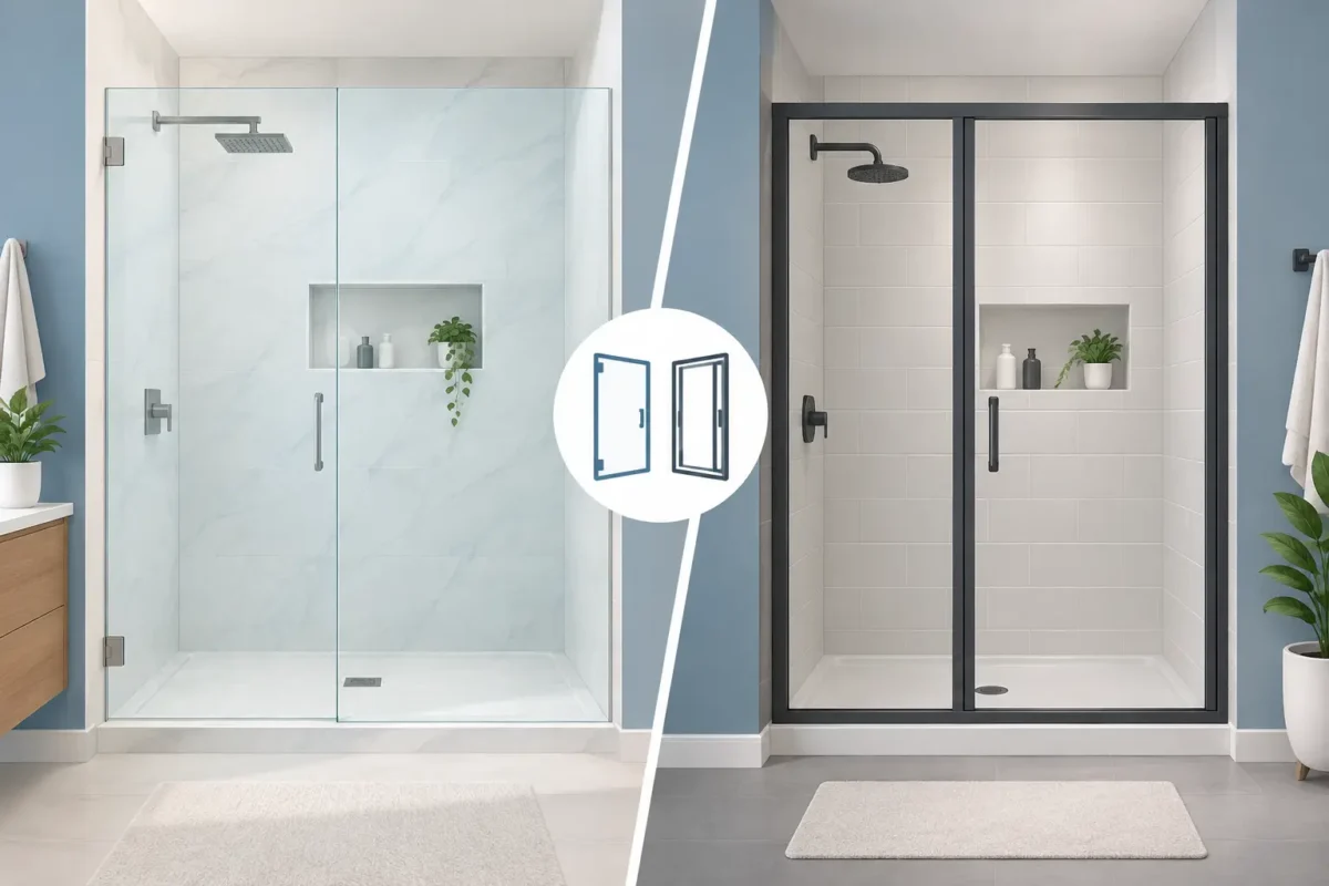 Frameless Versus Framed Shower Doors: Which Fits?